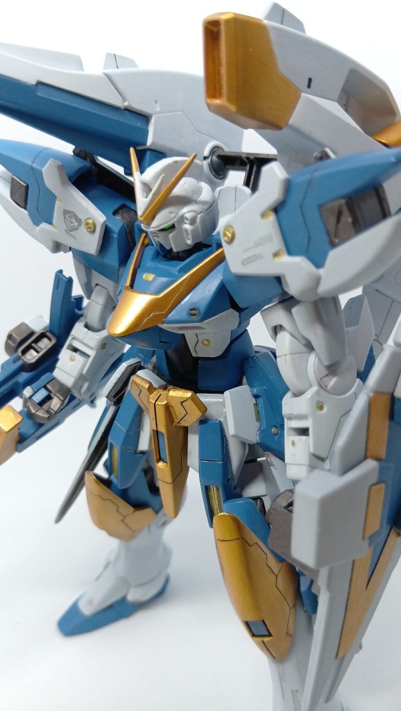 HG v2アサルトバスターガンダム筆塗り全塗装