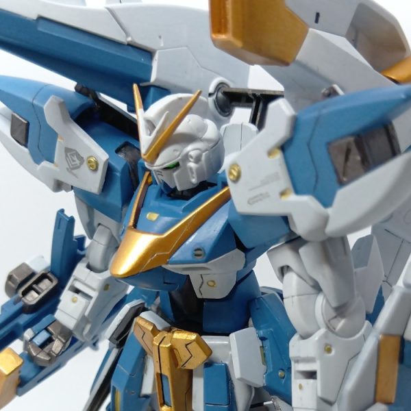 HG v2アサルトバスターガンダム筆塗り全塗装