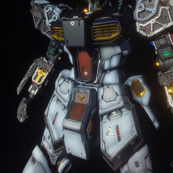 PGU ニューガンダム④(腰部、胸部装甲の組み付け)