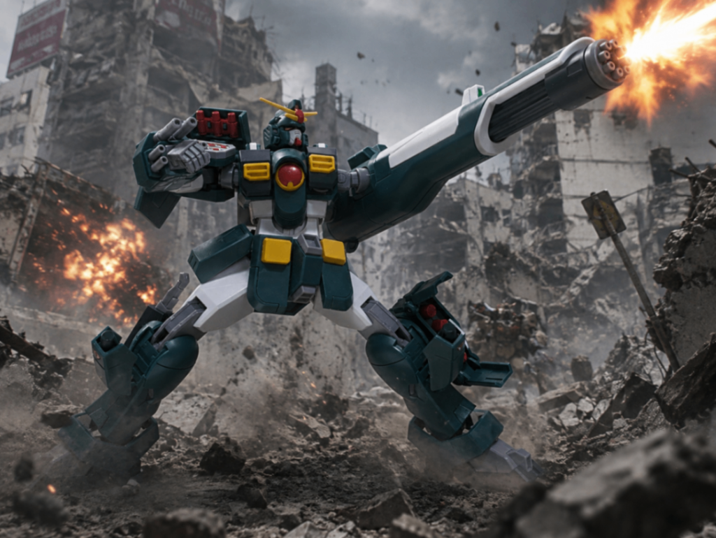 ガンダムレオパルド（真）with出張