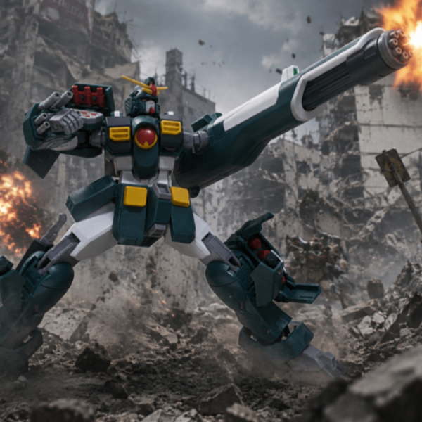 ガンダムレオパルド（真）with出張