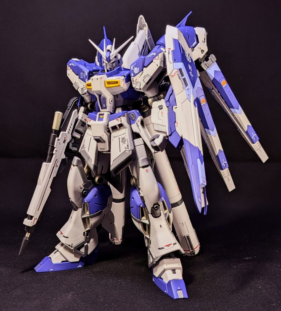 もうこの辺りからのRGは、完成度高いキットとなり、ポロリも無いし、造形も素晴らしいですよね（笑）