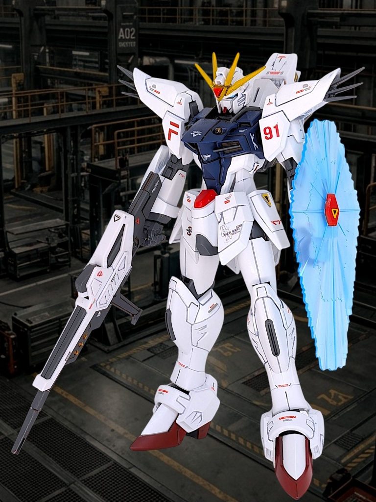 とてもF91っぽくなったなぁ、と思います(gundam-kao6)後述しますが、ほとんど素のライジングフリーダムです！これぞ『カラーリングの魔力』ですね&nbsp;
