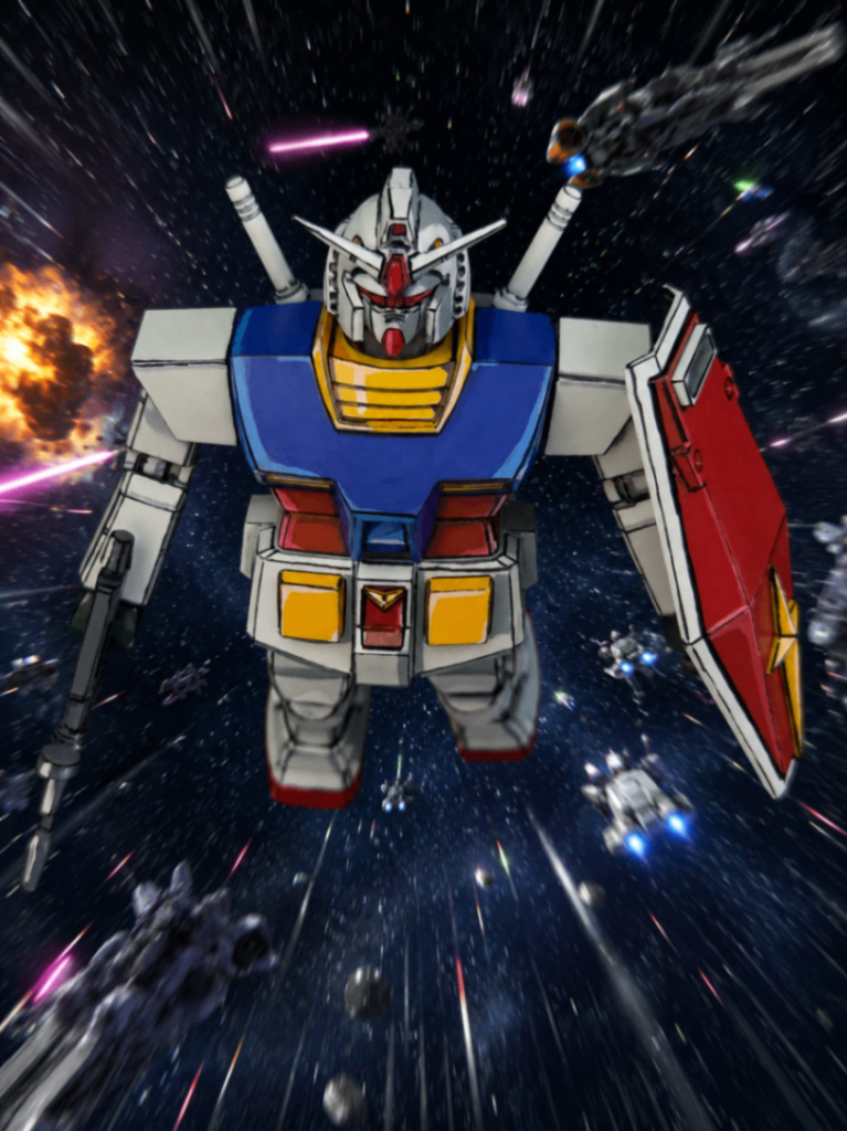 ガンダムアニメ塗り