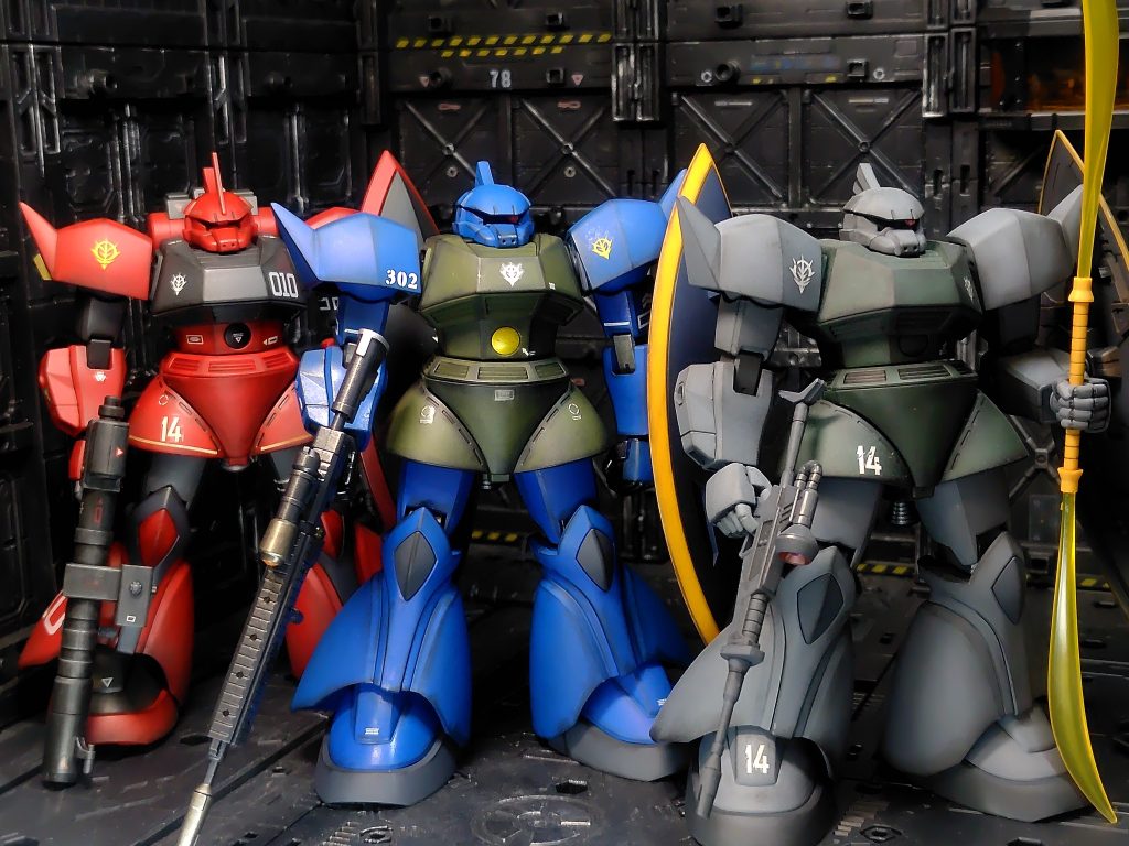 量産機、専用機、高機動型…ゲルググはどれも良い(gundam-kao3)