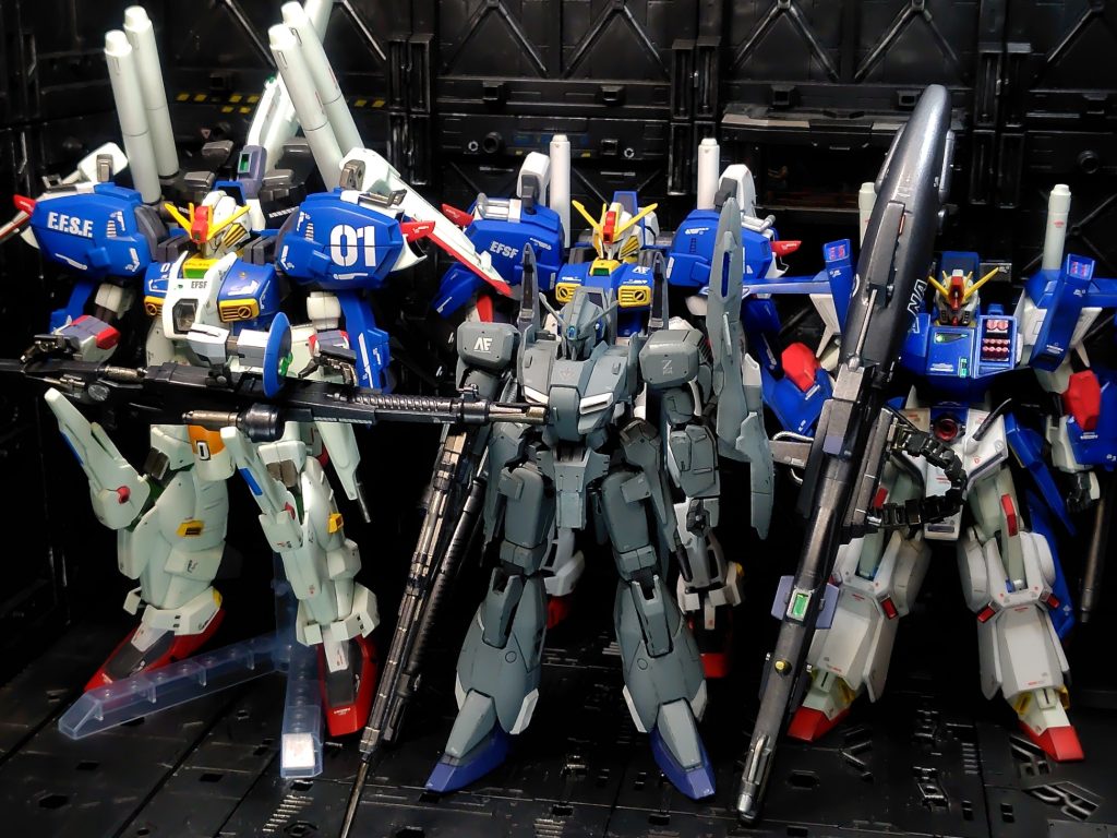 センチネル系って良いですよね(gundam-kao3)HGのSガンダムもかなり大変なキットでしたが旧キットに比べれば可愛いもんです…。