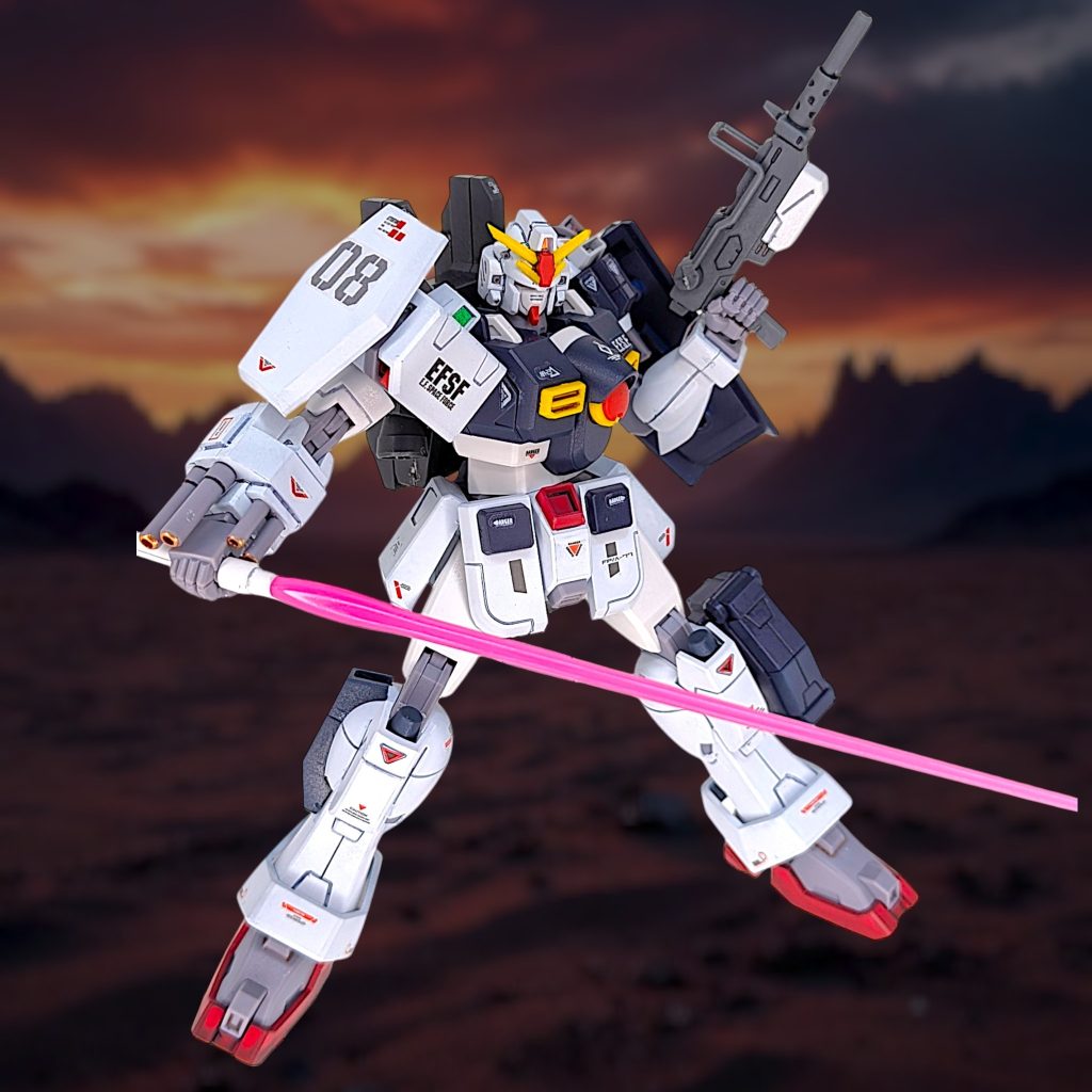 ということで、最新HG &nbsp;ガンダムレオパルドです陸ガンではありません(gandam2)レオパルドのヘッドパーツが陸戦型ガンダムにしか見えなかったので、今回のコンセプトになりました