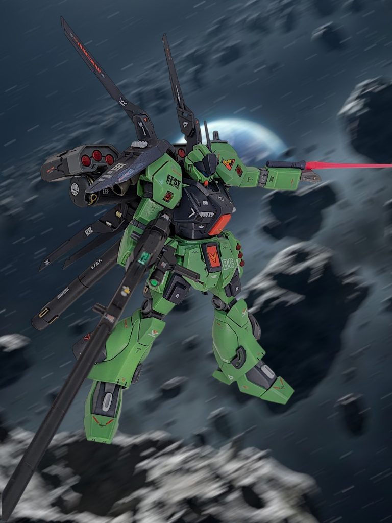 左腕にサーベルが付いたりしました(gundam-kao10)&nbsp;