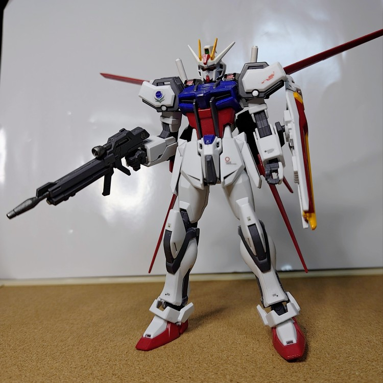 エールストライクパック装着。｜鉄のサムソンさんのガンプラ作品