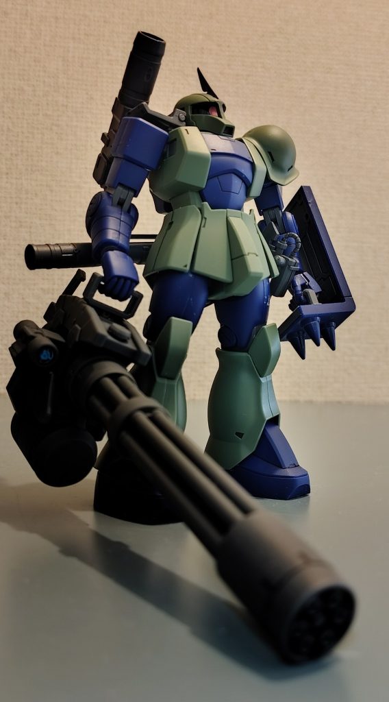 最後は少しローアングルから。以上、ザクⅠ陸戦防衛ライン隊長機（イメージ）でした。&nbsp;