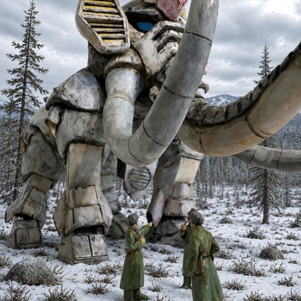 マンモスガンダム冬季迷彩