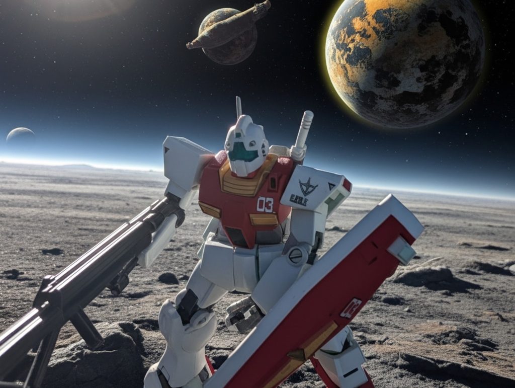 ボツ案　機体に変な修正が入り　背景は良かったのですが没にしました。
