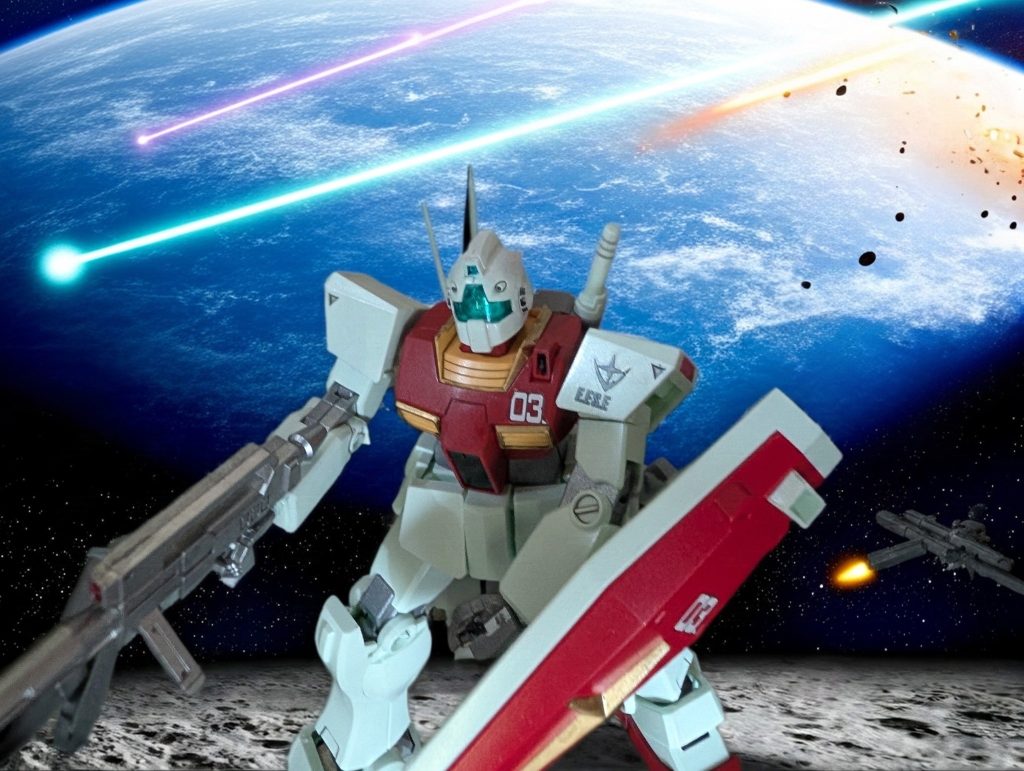 ＨＧジムII　気軽に楽しい機体でした!おすすめです