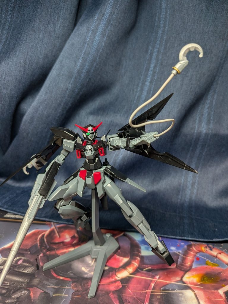 アンカーショットのワイヤーは記憶しやすいものだったのでとても上手くできました。本当は長いものにかえようとしましたが垂れ下がりそうだったので断念しました。