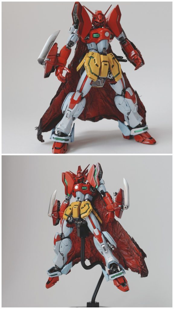 機体名:シャイニングガンダム［G］&nbsp;　※［G］の由来は「ガッツ」又は「ゲッター」の諸説あり武装:バルカン&nbsp;マシンキャノン&nbsp;ビームソード&nbsp;シャイニングフィンガー&nbsp;シャイニングトマホーク&nbsp;シャイニングレザー&nbsp;シャイニングビーム（メガシャイニングフラッシュ）&nbsp;スパイラルシャイニングビーム&nbsp;シャイニングスパーク&nbsp;ファイナルシャイニングトマホーク&nbsp;ストナーサンシャイニング特殊装備:シャイニングウイング
