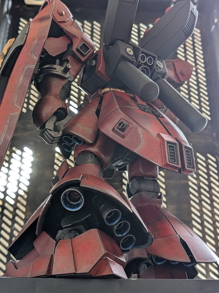 バーニアのチラ見え。(zaku-kao6)
