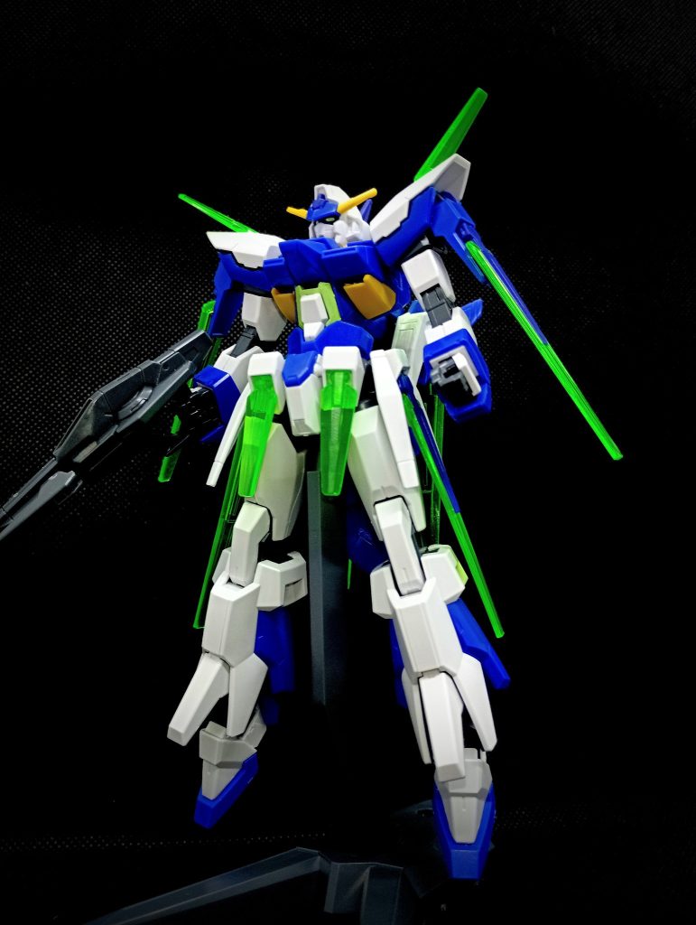HGガンダムAGE-FX 部分塗装と小改造