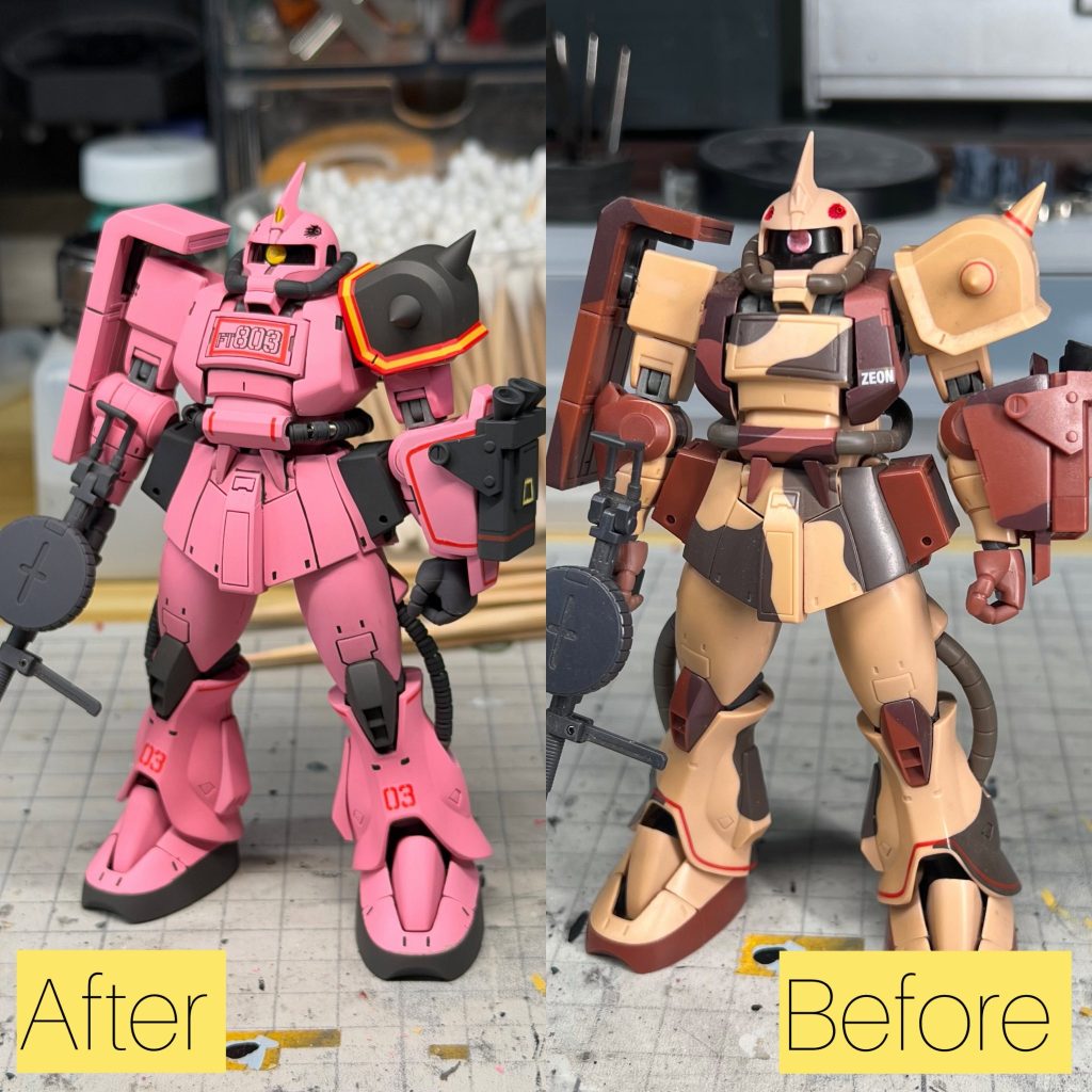 Re:ROBOT魂 MS-06D ZAKU DESERT TYPE [PINK PANTHER] ver. A.N.I.M.E.–5枚目/制作者：@PhantomCat