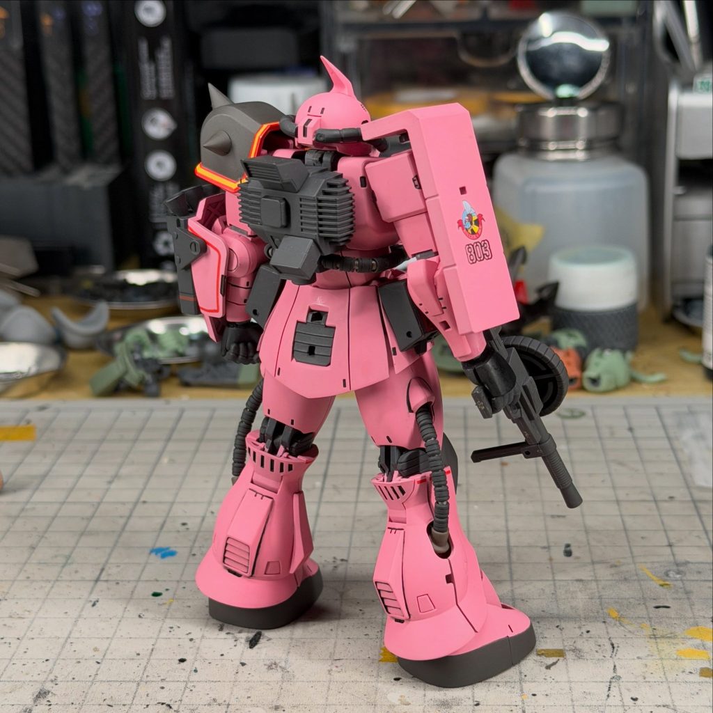 Re:ROBOT魂 MS-06D ZAKU DESERT TYPE [PINK PANTHER] ver. A.N.I.M.E.–2枚目/制作者：@PhantomCat