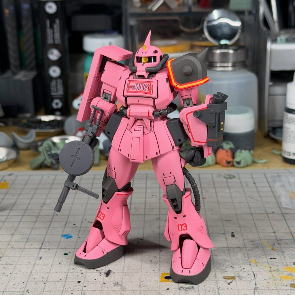 Re:ROBOT魂 MS-06D ZAKU DESERT TYPE [PINK PANTHER] ver. A.N.I.M.E.–9枚目/制作者：@PhantomCat