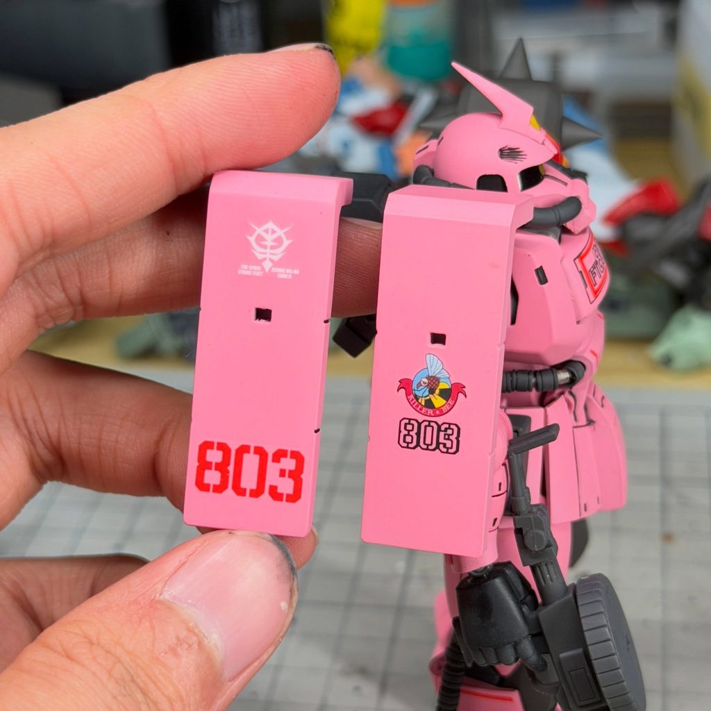 Re:ROBOT魂 MS-06D ZAKU DESERT TYPE [PINK PANTHER] ver. A.N.I.M.E.–3枚目/制作者：@PhantomCat
