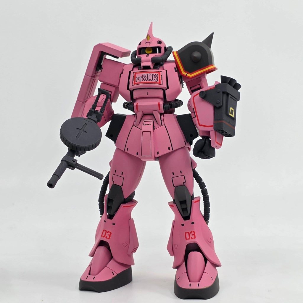Re:ROBOT魂 MS-06D ZAKU DESERT TYPE [PINK PANTHER] ver. A.N.I.M.E.–2枚目/制作者：@PhantomCat