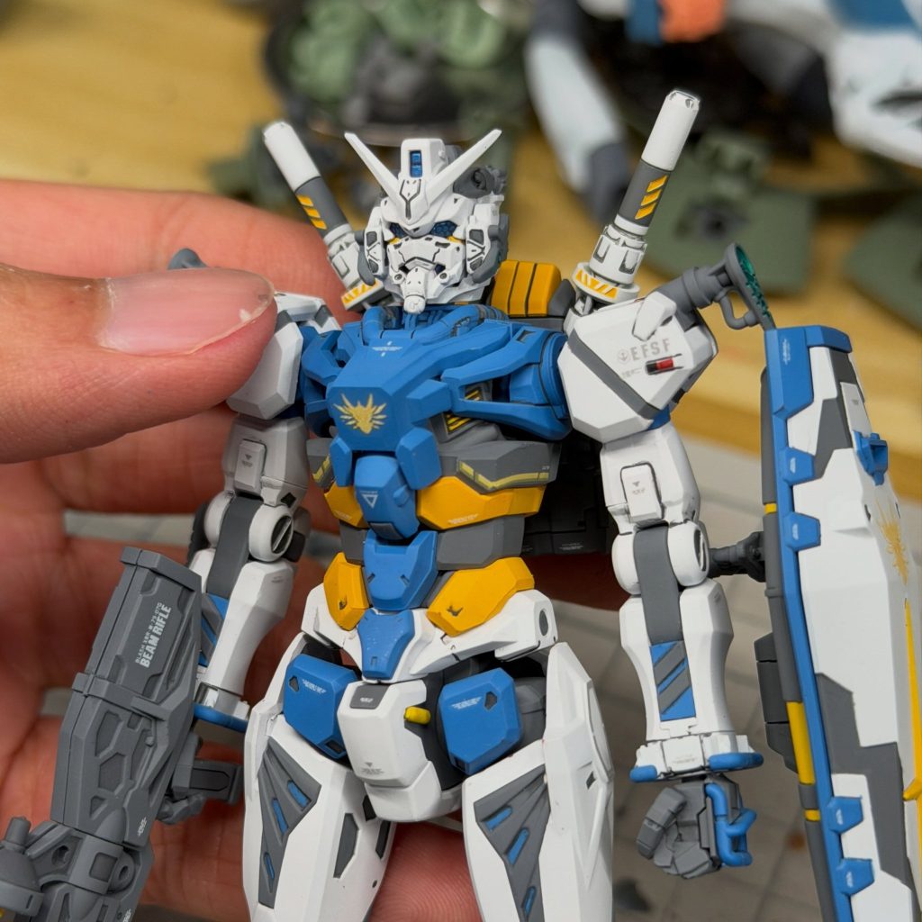 HG gMS-RX-78 Gundam ver.八翼騎士–3枚目/制作者：@PhantomCat