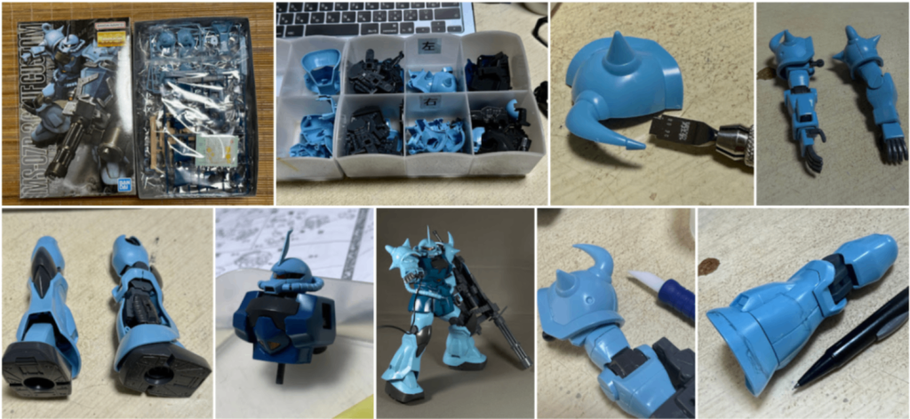 ここからは制作工程のスクショです