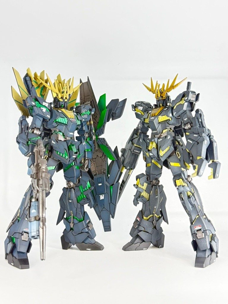 以前制作した、バンシィノルンと記念撮影📷✨最後まで見て頂きありがとうございます✨