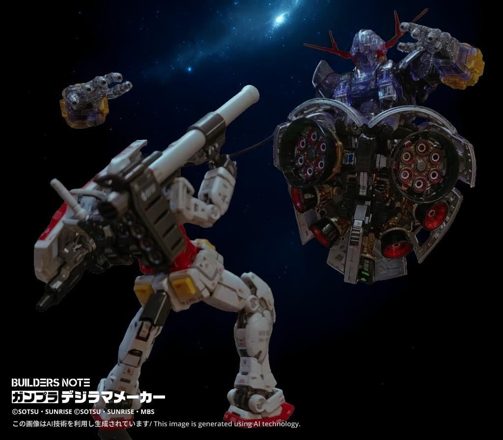 ガンダムベース限定　ジオング　［クリアカラー］–4枚目/制作者：ΚΑΖ