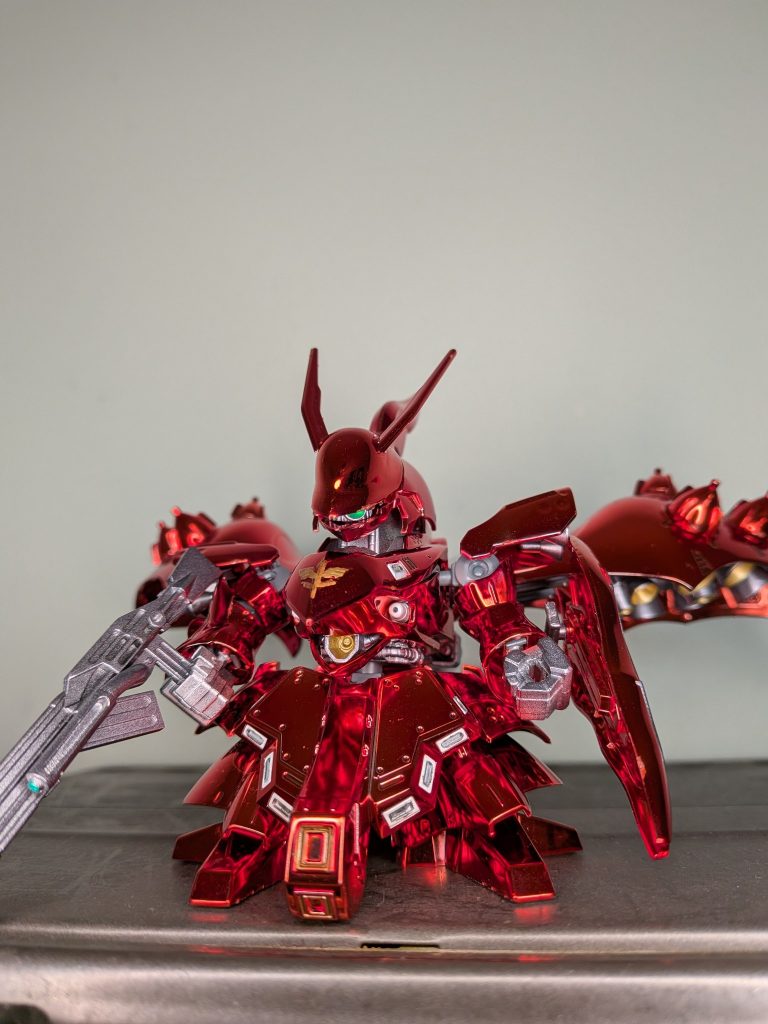 ガンダムベースの店頭ピックアップ商品を見て何コイツカッコ良い！って衝動買い※大人プラモ１個目はエコプラSDサザビー、次がナイチ・・・ガンダム知らなかったのに店頭でいきなりシャア機体を買い漁りました