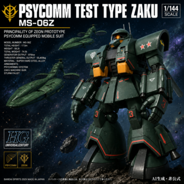 1/144  サイコミュ試験用ザク＂ビショップ＂