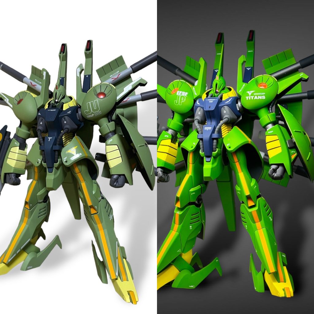 ビフォーアフター。左がbefore、右がafter。