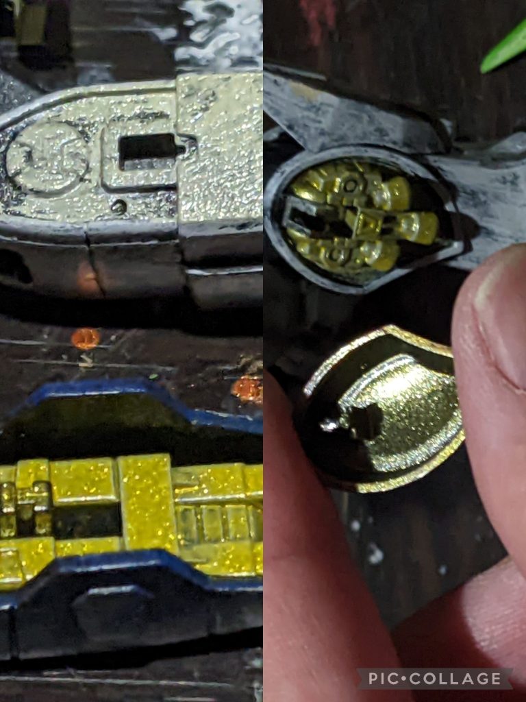 裏側も光が当たってる感を意識しました。