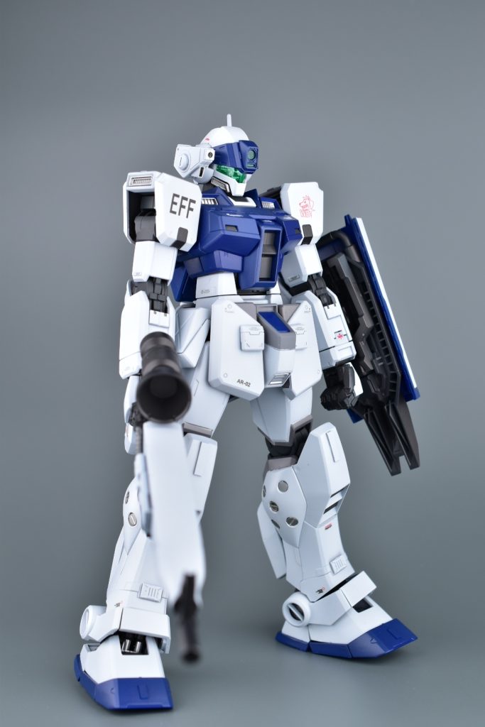 MG ジムスナイパー2 ホワイトディンゴ–4枚目/制作者：もね@ガンプラ作り