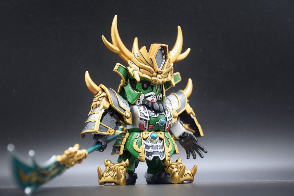 関羽ガンダム (真三國無雙color ver.) - SDガンダム三国伝 筆塗り全塗装–7枚目/制作者：KaTim