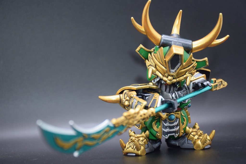 関羽ガンダム (真三國無雙color ver.) - SDガンダム三国伝 筆塗り全塗装–6枚目/制作者：KaTim