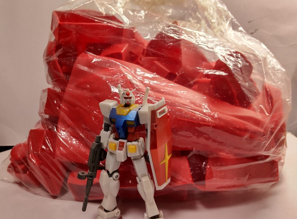 ソフビ製の外装