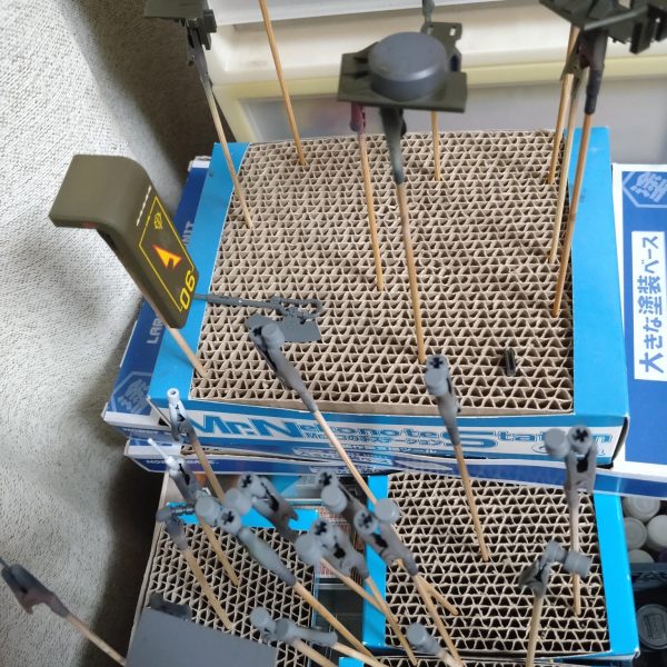 F型なら完成しそうですが、あとバックパックを作ります。。（3枚目）