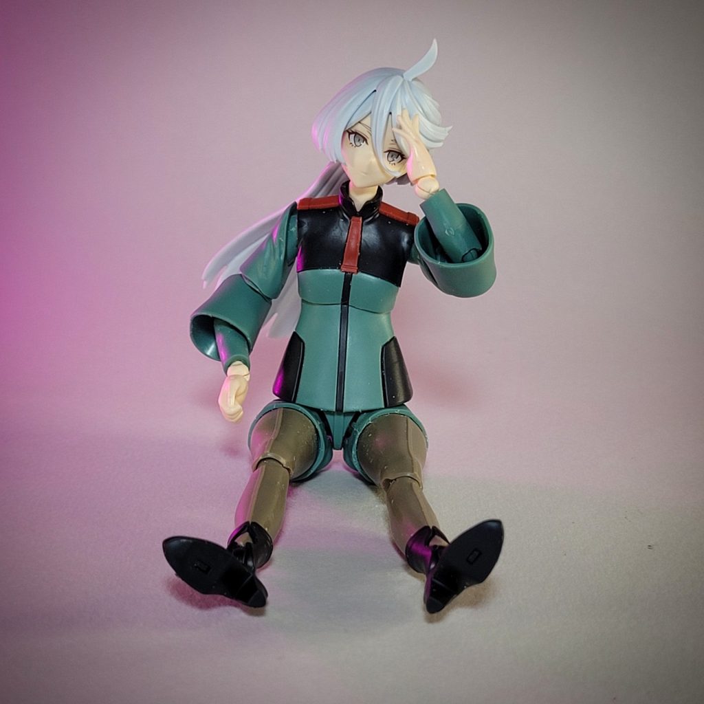 最後はリラックスした座りポーズで。最後までご覧いただきありがとうございました！