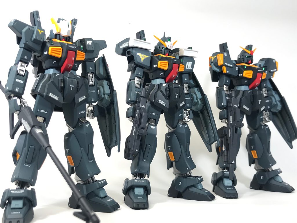 前回、前々回からの続きで当小隊はガンダムマークⅡ量産化検証部隊の第一小隊の位置付けとなっております。先に投稿した量産化検証機体のテストベッド的機体という脳内設定です。