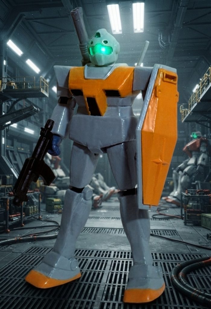 アニメ版ファーストに登場していたらこんな感じだったかも(gundam-kao7)