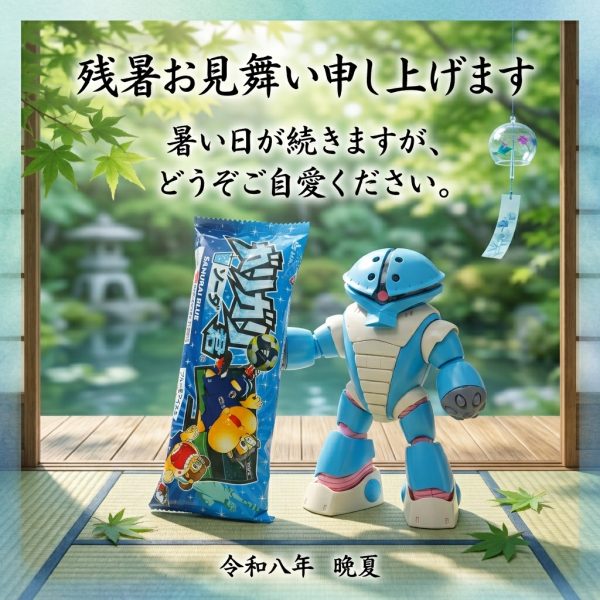 残暑が厳しいざんしょ