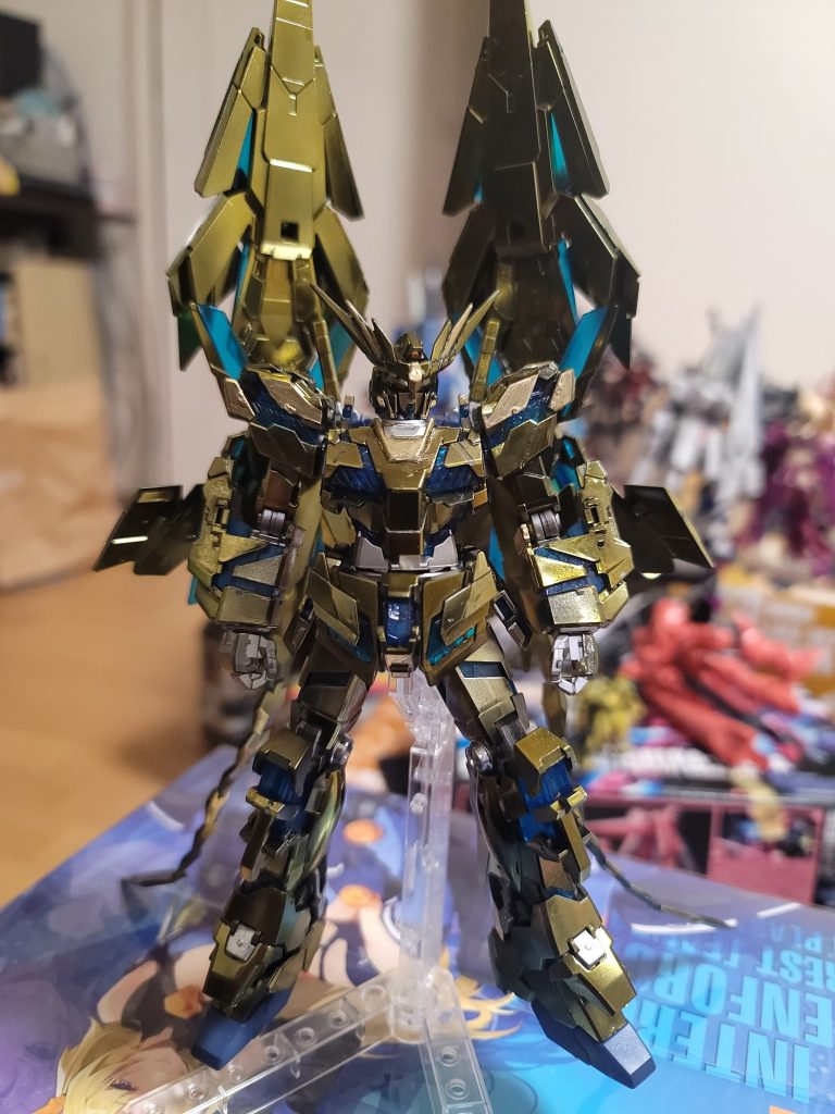 HG フェネクス　ゴールドコーティング風–2枚目/制作者：nabewobilly