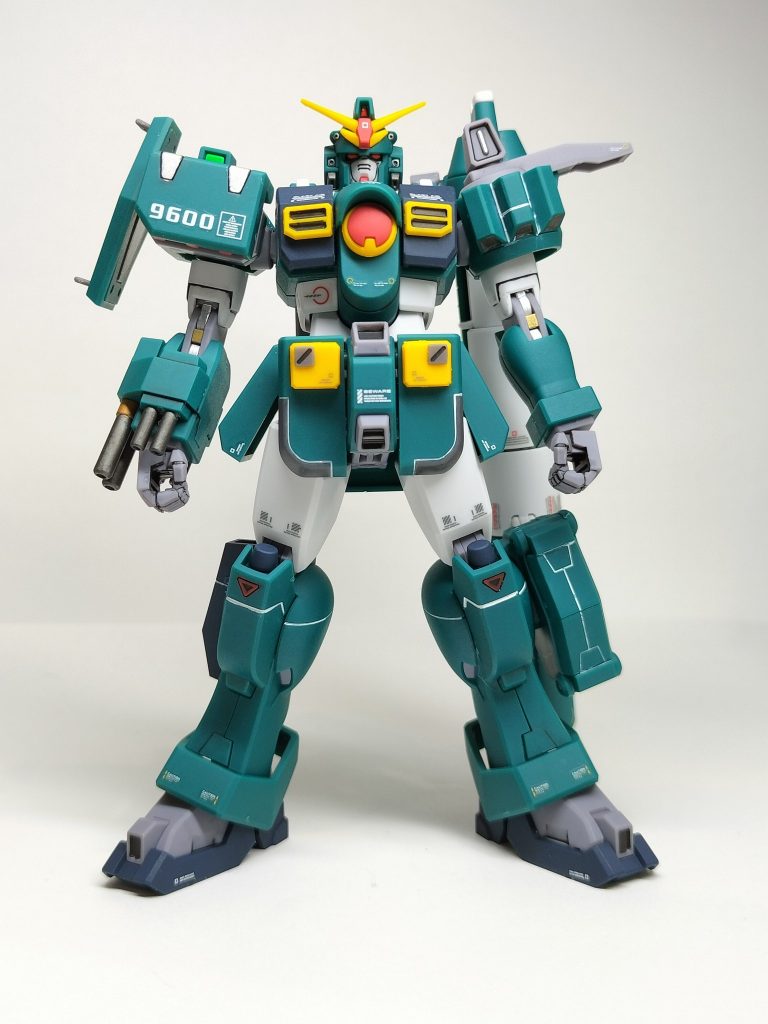 旬のものなのでサクッと部分塗装で仕上げました(gundam-kao6)