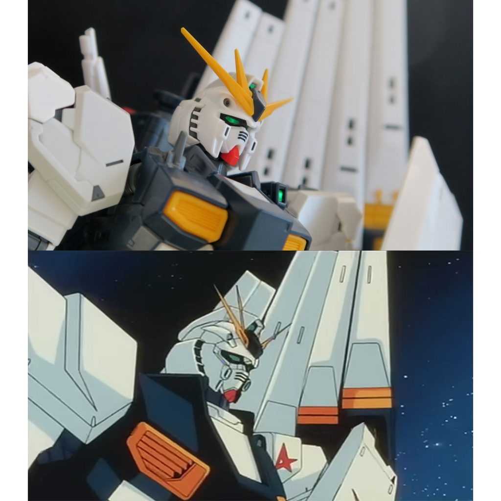 RG νガンダムで逆シャアのシーンを再現してみた