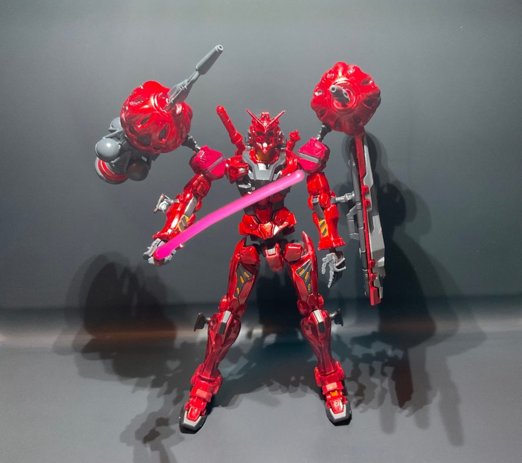 赤いガンダム　塗装済み