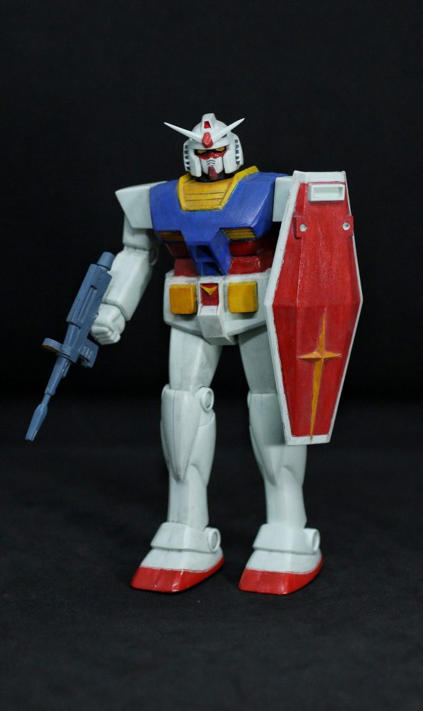 旧キット 1/144 ガンダム 【ウォッシング済み、嗅覚でも楽しめます。】