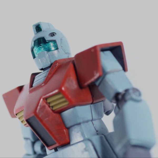 HGUC 1/144 ジム【筆塗り全塗装です。武器がありません】