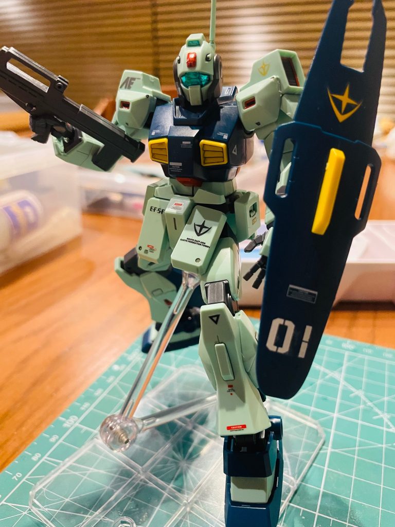 素組みからデカール追加状態👍